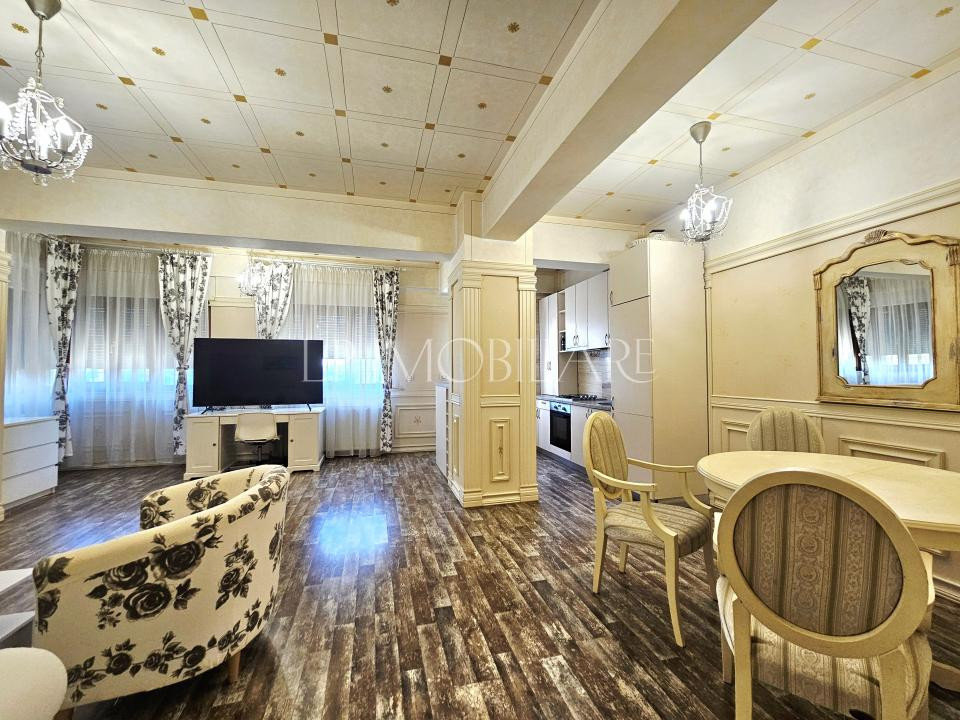 Apartament stil clasic 3 camere Baneasa
