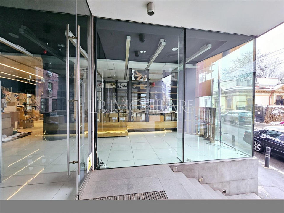 Victoriei/Buzesti - Spatiu comercial cu vitrina showroom/birouri